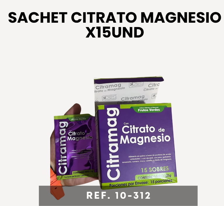 SACHET CITRATO MAGNESIO X15UND