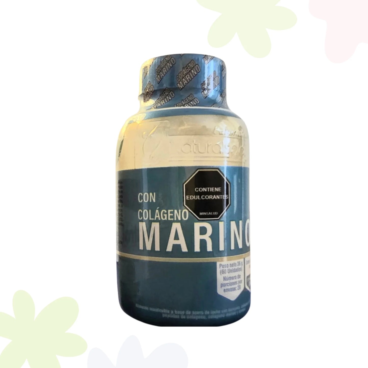 MASTICABLE DE COLAGENO MARINO X100 UND NATURAL HEALTS