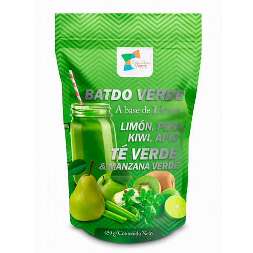 FIBRA BATIDO VERDE X 450GR FUSION NATURAL
