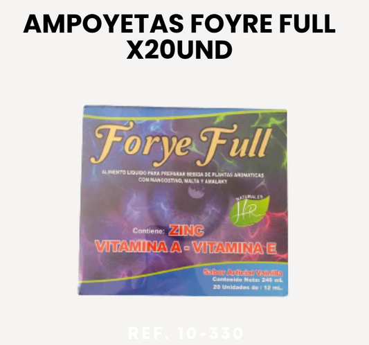 AMPOLLETAS FOYRE FULL X20UND