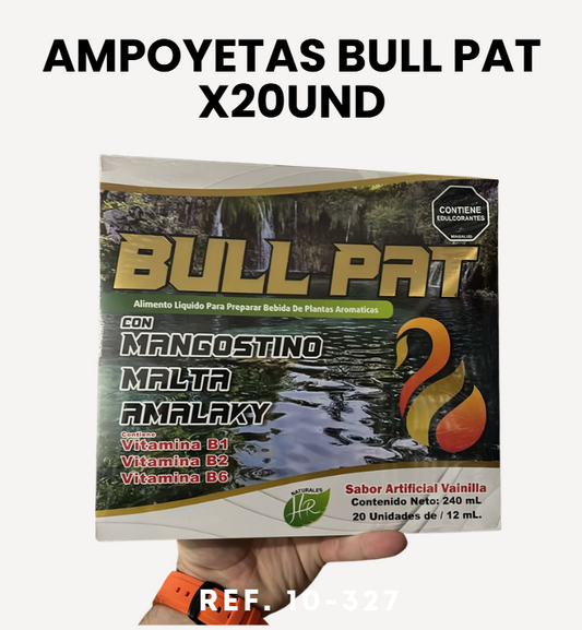AMPOLLETAS BULL PAT X20UND