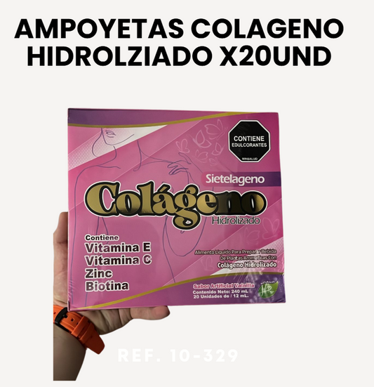 AMPOLLETAS COLAGENO HIDROLZIADO X20UND