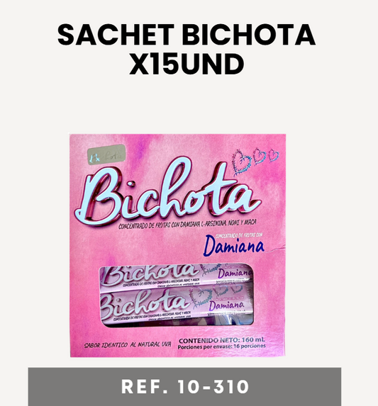 SACHET BICHOTA PARA MUJER X15UND