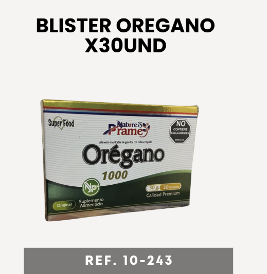 BLISTER OREGEANO X30UND