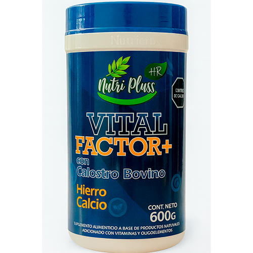 POLVO VITAL FACTOR+CALOSTRO BOVINO X600GR