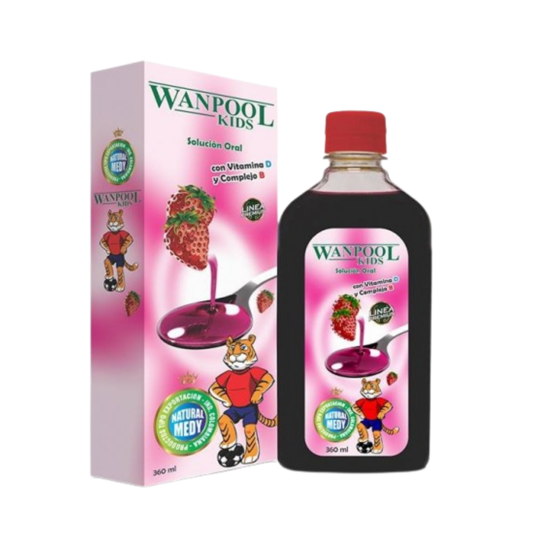 JARABE WANPOOL KIDS X380ML